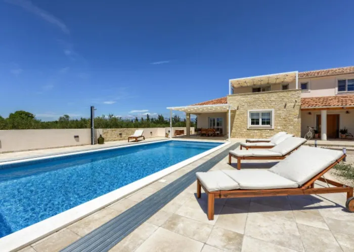 Rustic Perosa With Heated Pool Vila Zaton (Zadar)